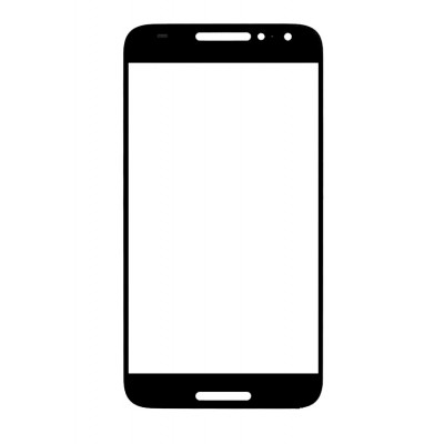 Replacement Front Glass For Alcatel A3 Black By - Maxbhi.com