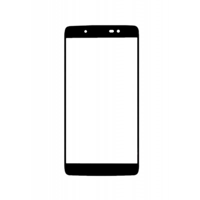Replacement Front Glass For Alcatel Idol 4 Black By - Maxbhi.com