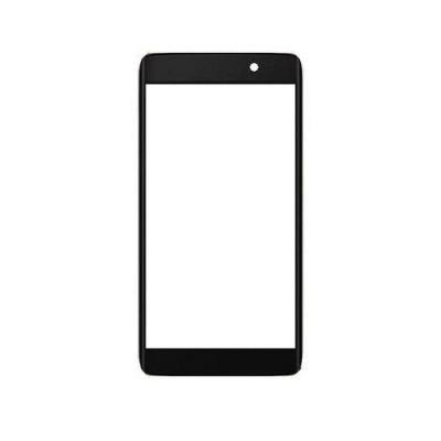 Replacement Front Glass For Alcatel Idol 4s Black By - Maxbhi.com