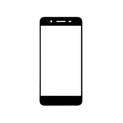 Replacement Front Glass For Huawei Enjoy 5s Black By - Maxbhi.com