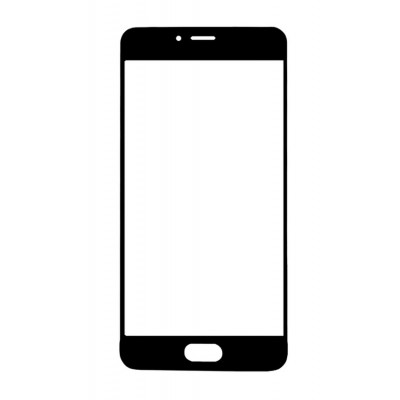 Replacement Front Glass For Meizu M5s Black By - Maxbhi.com