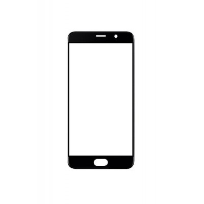 Replacement Front Glass For Meizu Pro 6 Plus Black By - Maxbhi.com