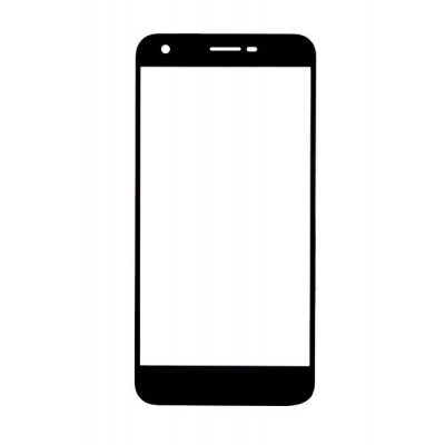 Replacement Front Glass For Vodafone Smart Ultra 6 Black By - Maxbhi.com