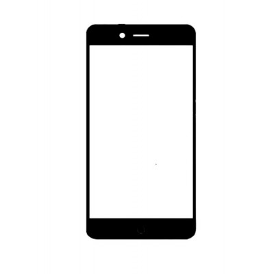 Replacement Front Glass For Zte Nubia Z11 Black By - Maxbhi.com