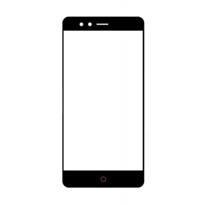 Replacement Front Glass For Zte Nubia Z17 Minis Black By - Maxbhi.com
