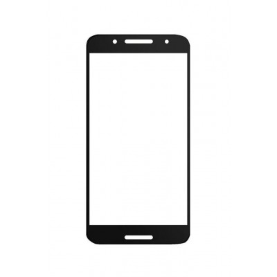 Replacement Front Glass For Alcatel A7 Black By - Maxbhi.com