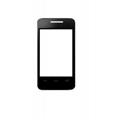 Replacement Front Glass For Alcatel One Touch Pixi Black By - Maxbhi.com
