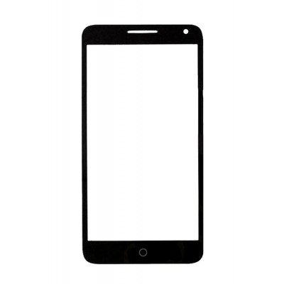 Replacement Front Glass For Alcatel Pop 3 5.5 Black By - Maxbhi.com