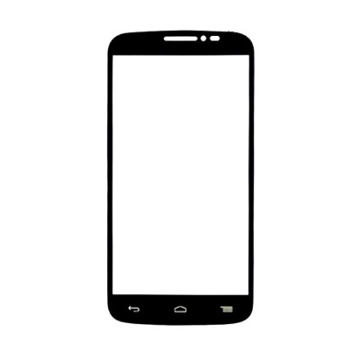 Replacement Front Glass For Alcatel Pop C7 Black By - Maxbhi.com
