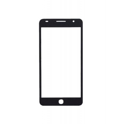 Replacement Front Glass For Alcatel Pop Star Black By - Maxbhi.com