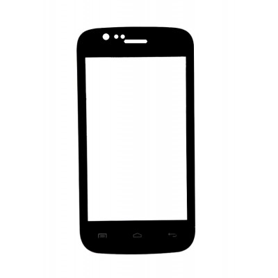 Replacement Front Glass For Blu Advance 4.0 Black By - Maxbhi.com