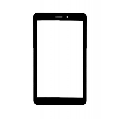Replacement Front Glass For Huawei Mediapad T1 10 Black By - Maxbhi.com