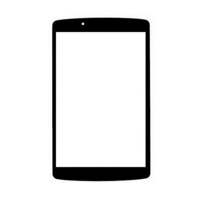 Replacement Front Glass For Lg G Pad 8.0 Black By - Maxbhi.com