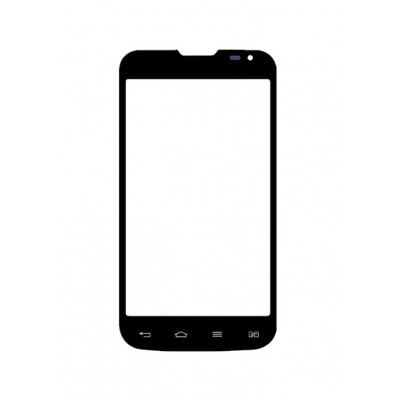 Replacement Front Glass For Lg L40 Dual D170 Black By - Maxbhi.com