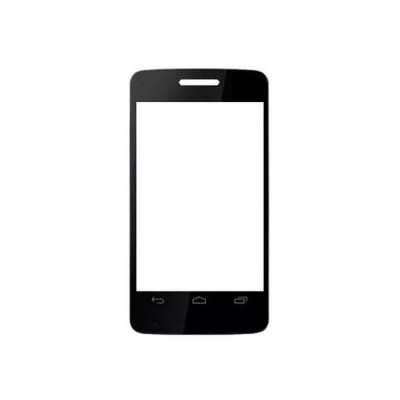 Replacement Front Glass For Vodafone Smart Mini Black By - Maxbhi.com