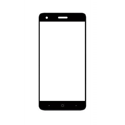 Replacement Front Glass For Zte Blade X Black By - Maxbhi.com