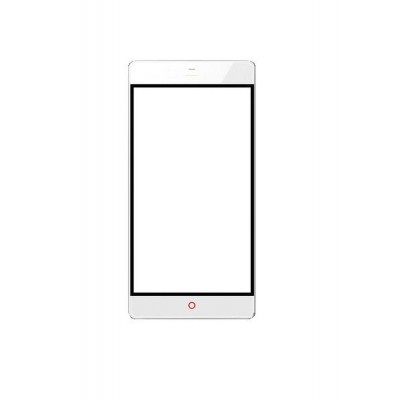 Replacement Front Glass For Zte Nubia Z9 Max White By - Maxbhi.com