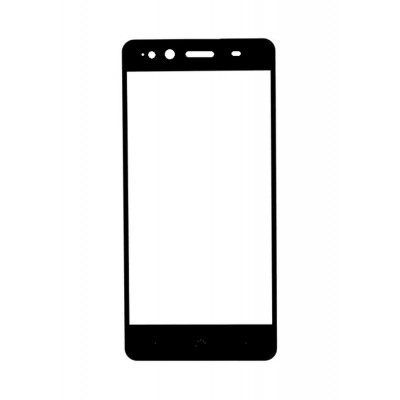 Replacement Front Glass For Bq Aquaris X5 Black By - Maxbhi.com