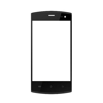 Replacement Front Glass For Ivoomi Iv Smart 4g Black By - Maxbhi.com