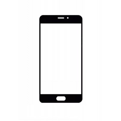 Replacement Front Glass For Meizu M3e Black By - Maxbhi.com