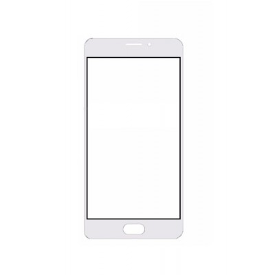 Replacement Front Glass For Meizu M3e Silver By - Maxbhi.com