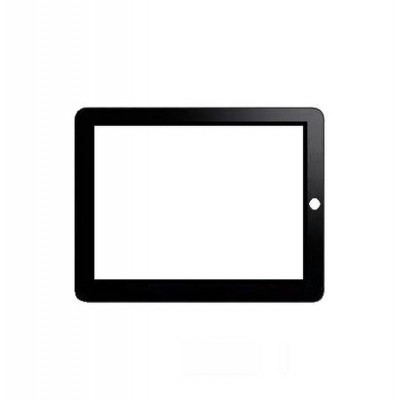 Replacement Front Glass For Notion Ink Adam Transflexive Display And Wifi Black By - Maxbhi.com