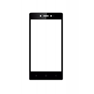 Replacement Front Glass For Sansui Horizon 1 Black By - Maxbhi.com
