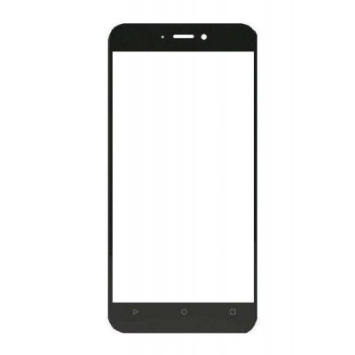 Replacement Front Glass For Sansui Horizon 2 Black By - Maxbhi.com