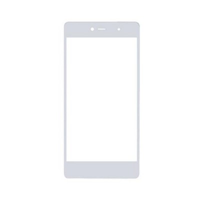 Replacement Front Glass For Wiko Fever 4g White By - Maxbhi.com