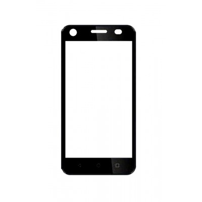 Replacement Front Glass For Ziox Astra 4g Black By - Maxbhi.com