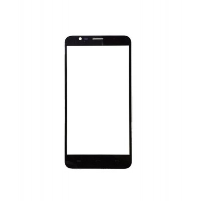 Replacement Front Glass For Alcatel One Touch Flash Black By - Maxbhi.com