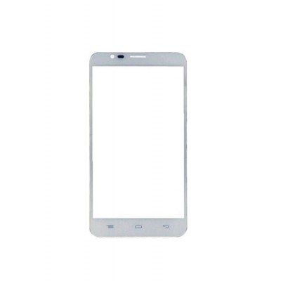 Replacement Front Glass For Alcatel One Touch Flash White By - Maxbhi.com