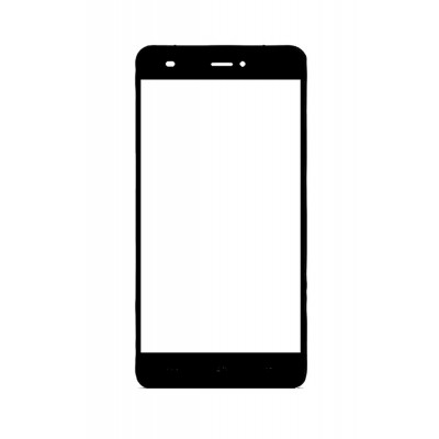 Replacement Front Glass For Hyve Storm Grey By - Maxbhi.com