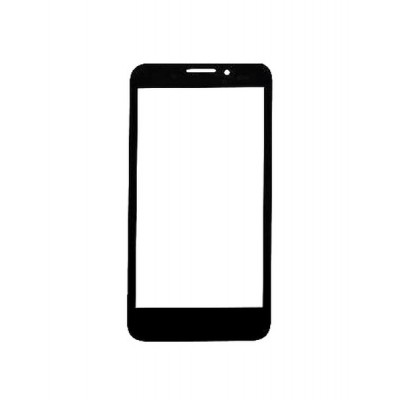 Replacement Front Glass For Alcatel One Touch Snap Dual Sim With Dual Sim Black By - Maxbhi.com