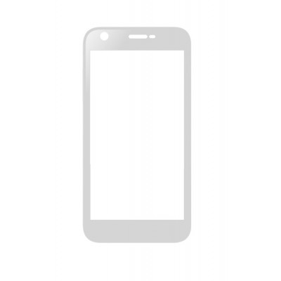 Replacement Front Glass For Hitech Amaze S5 White By - Maxbhi.com