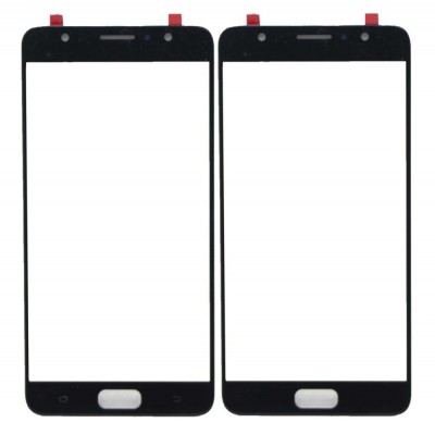 Replacement Front Glass For Tecno I7 Black By - Maxbhi Com