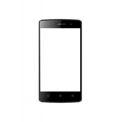 Replacement Front Glass For Zen Elite Wow Black By - Maxbhi.com