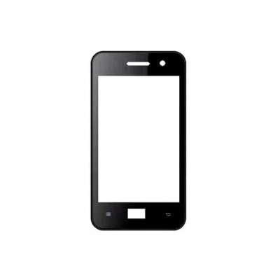 Replacement Front Glass For Gfive Spark A1 Black By - Maxbhi.com