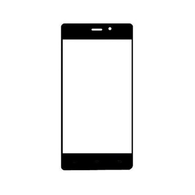 Replacement Front Glass For Ktouch A30 Black By - Maxbhi.com