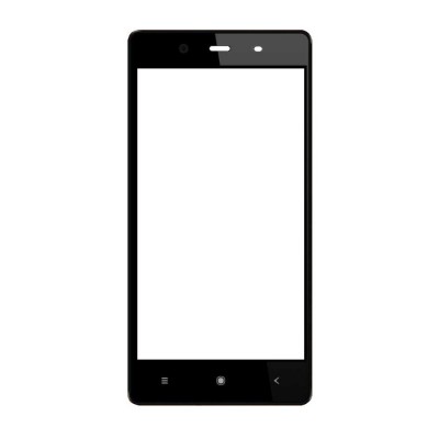 Replacement Front Glass For Videocon Octa Core Z55 Delite White By - Maxbhi.com
