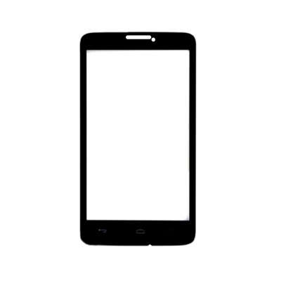 Replacement Front Glass For Alcatel One Touch Scribe Easy Black By - Maxbhi.com