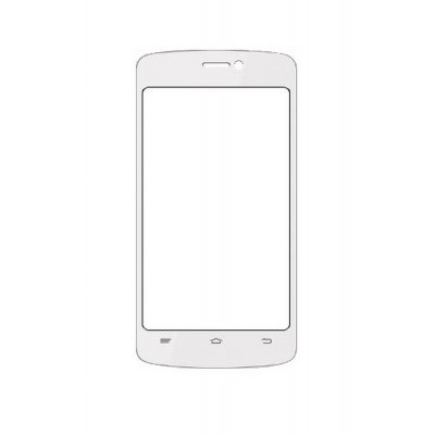 Replacement Front Glass For Hitech S410 Amaze White By - Maxbhi.com