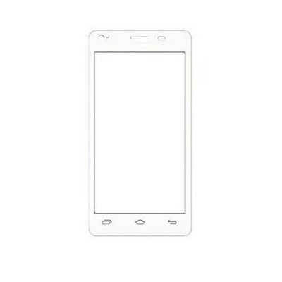 Replacement Front Glass For Sansui U50 Plus Silver By - Maxbhi.com