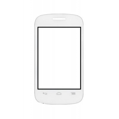Replacement Front Glass For Alcatel One Touch Pop C1 White By - Maxbhi.com
