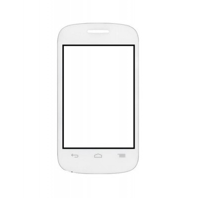 Replacement Front Glass For Alcatel Pop C1 White By - Maxbhi.com