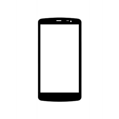 Replacement Front Glass For Kazam Trooper 455 Black By - Maxbhi.com