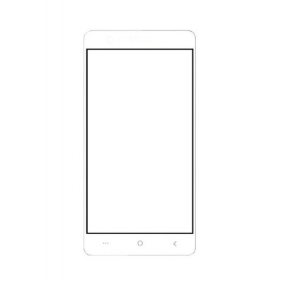 Replacement Front Glass For Lephone W7 Plus White By - Maxbhi.com