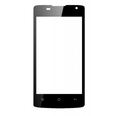 Replacement Front Glass For Lemon Ocean 7 Black By - Maxbhi.com