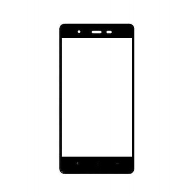Replacement Front Glass For Sansui S71 Black By - Maxbhi.com