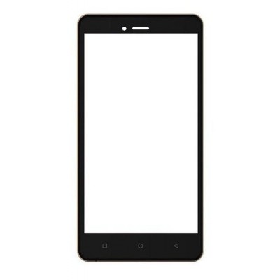 Replacement Front Glass For Zen Cinemax 4g Black By - Maxbhi.com